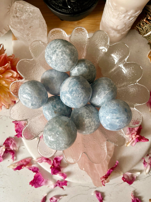 Large Blue Calcite Tumblestones