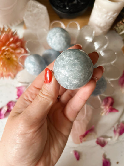 Large Blue Calcite Tumblestones