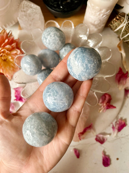 Large Blue Calcite Tumblestones