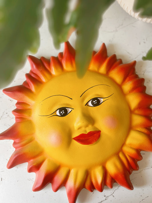 Vintage Sun Plaque