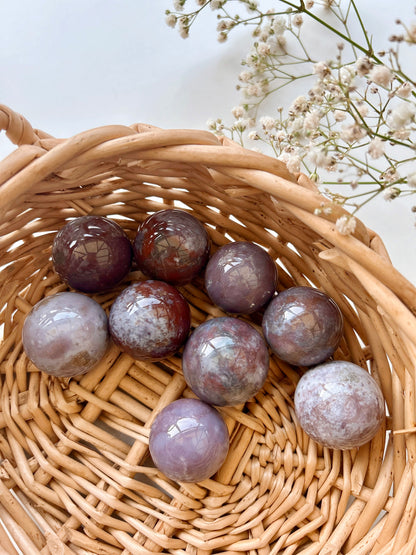 Ocean Jasper Spheres