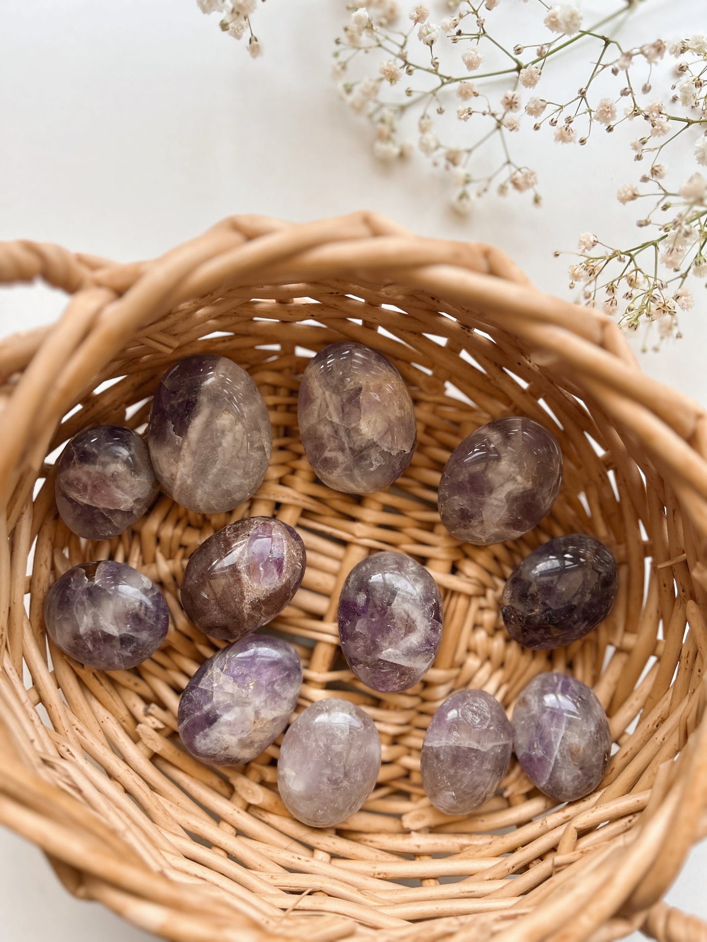 Small Amethyst Palmstones