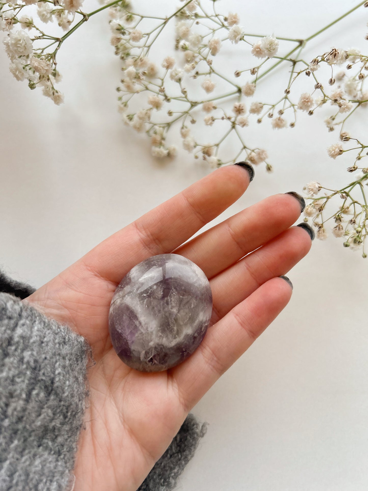 Small Amethyst Palmstones