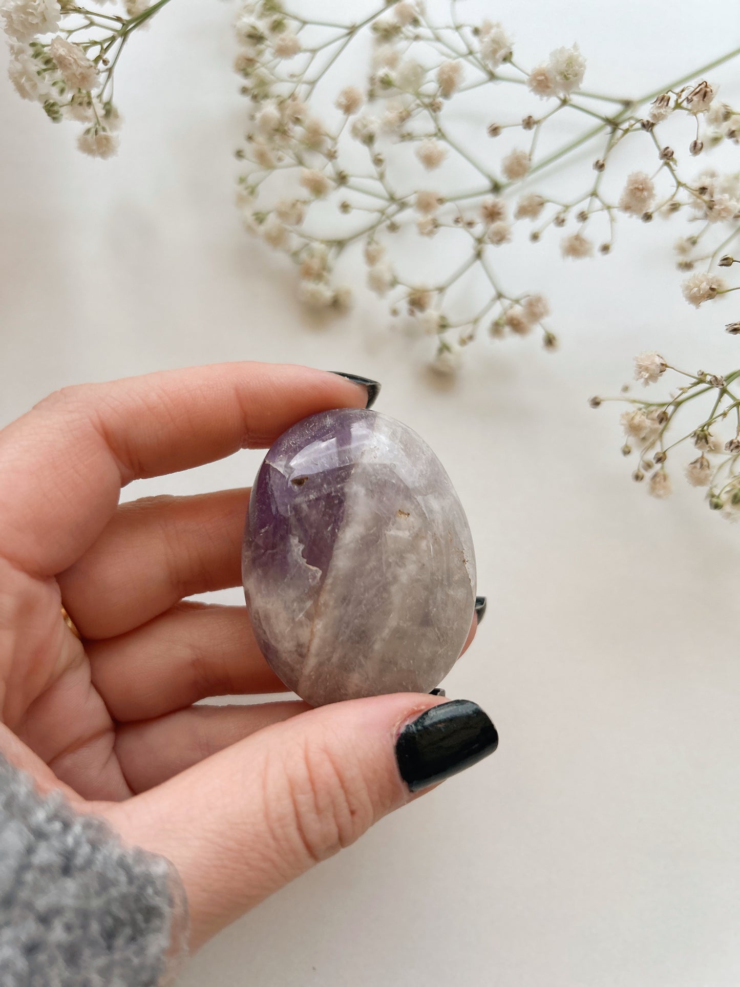 Small Amethyst Palmstones