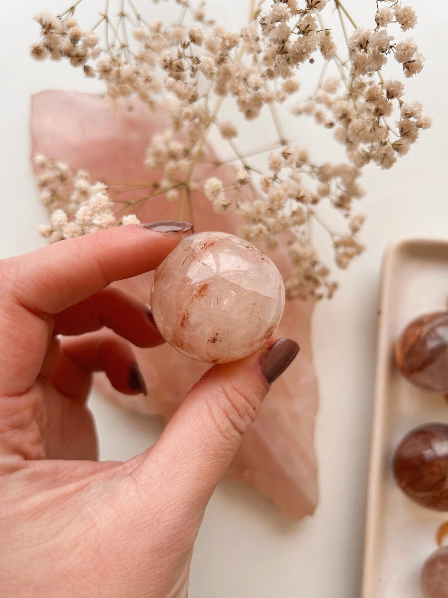 Red Hematoid Quartz Large Tumblestones | Fire Quartz