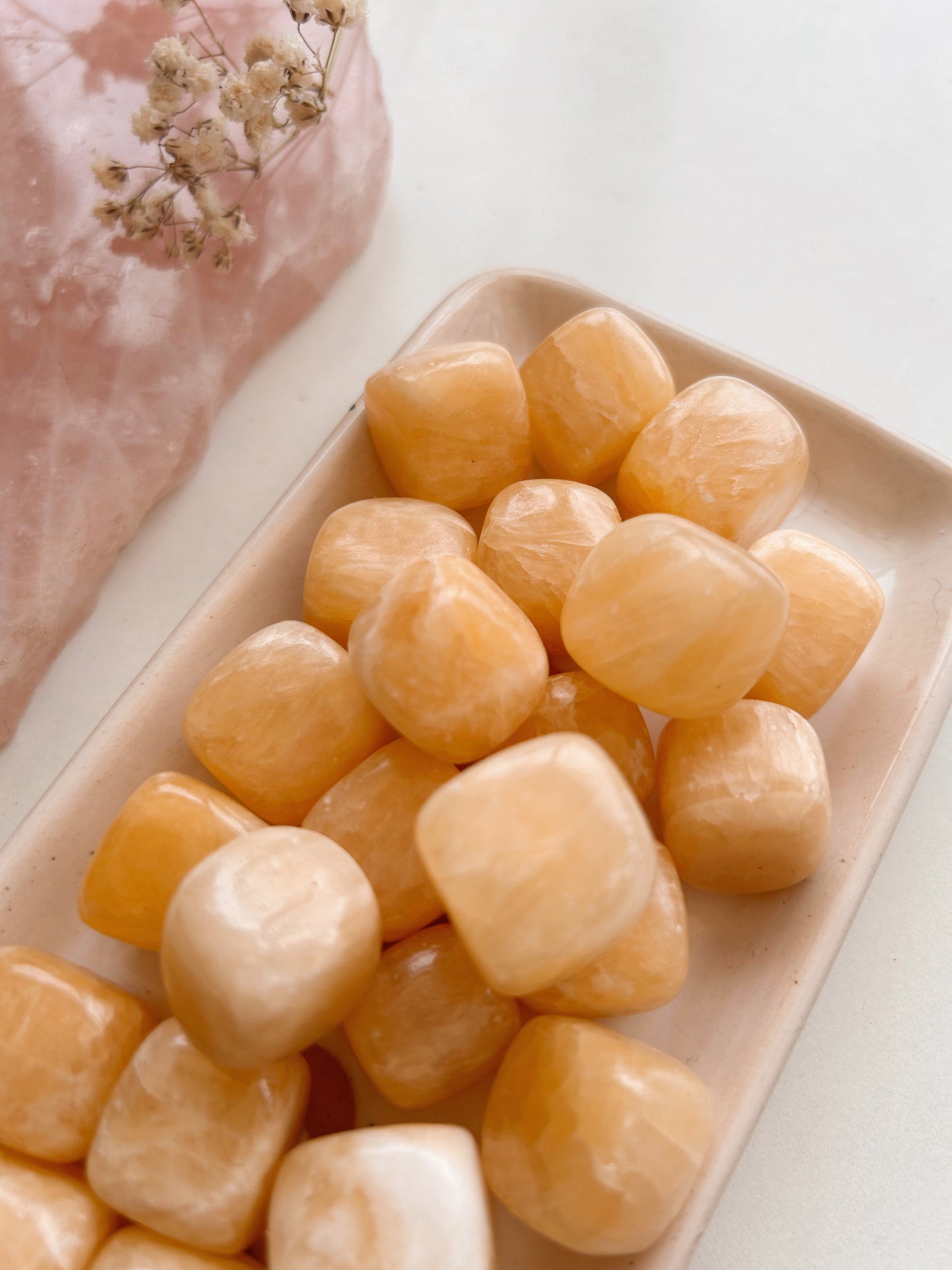 Orange Calcite Tumblestones