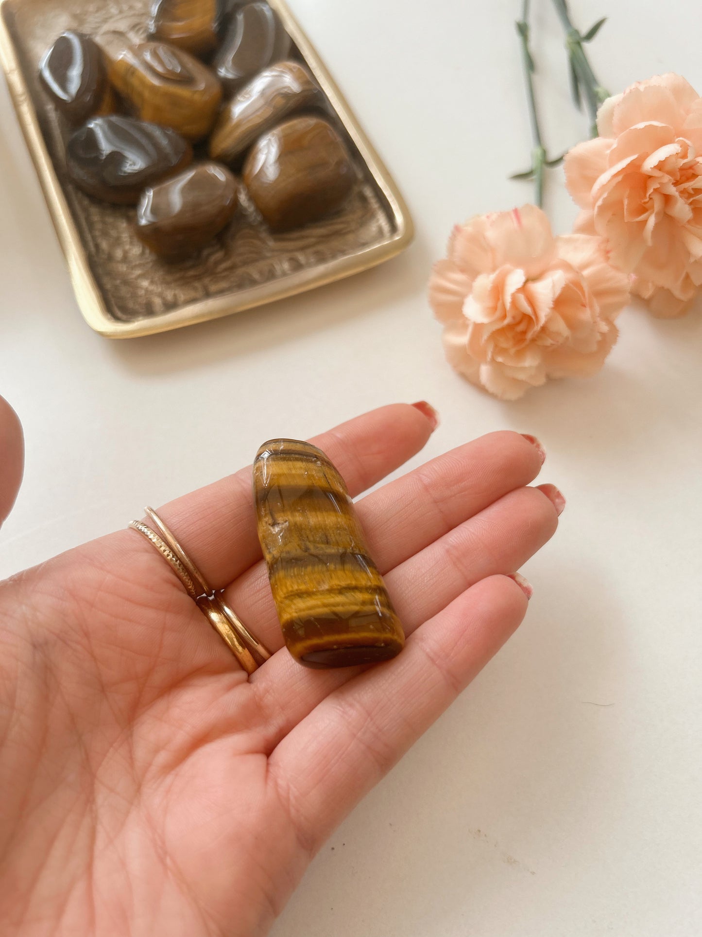 Large Tiger's Eye Tumblestones