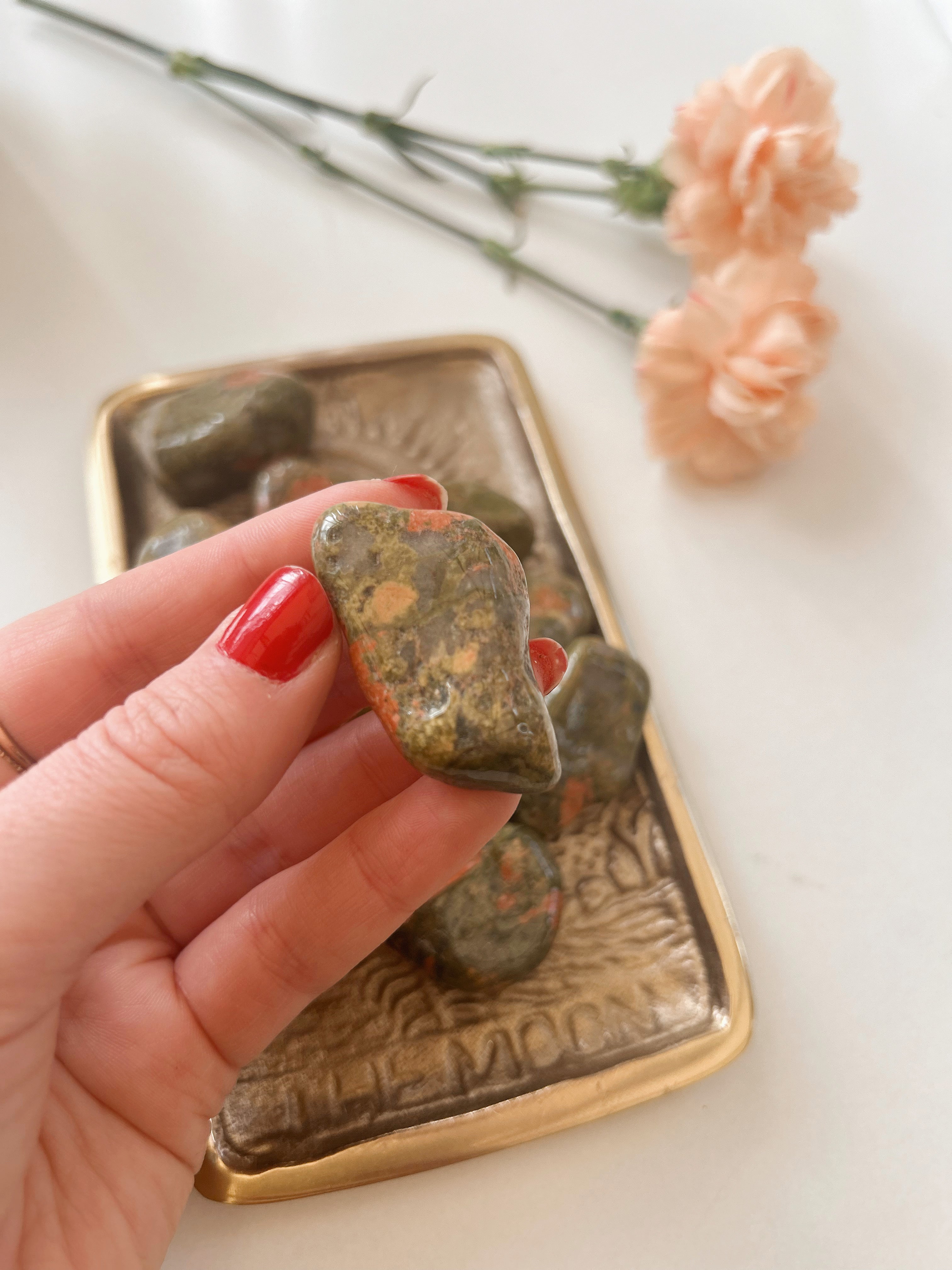 Unakite Tumblestones