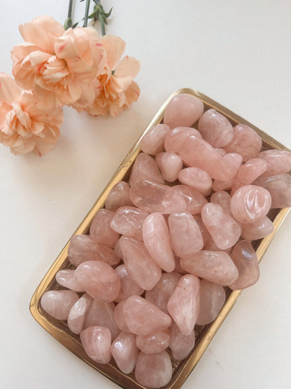 Mini Rose Quartz Tumblestones