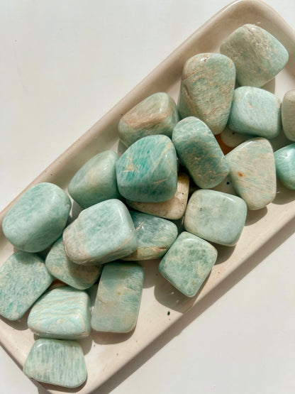 Amazonite Crystal Tumblestones