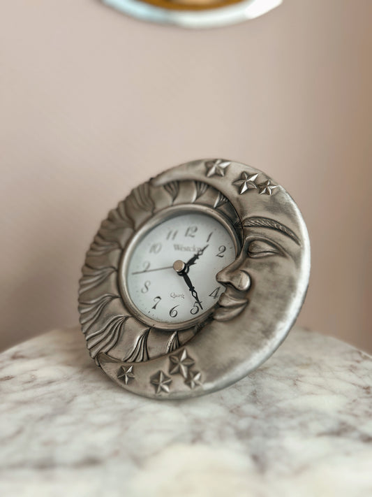 Vintage 90s Westclox Moon Clock