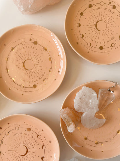 Peach Celestial Trinket Dish