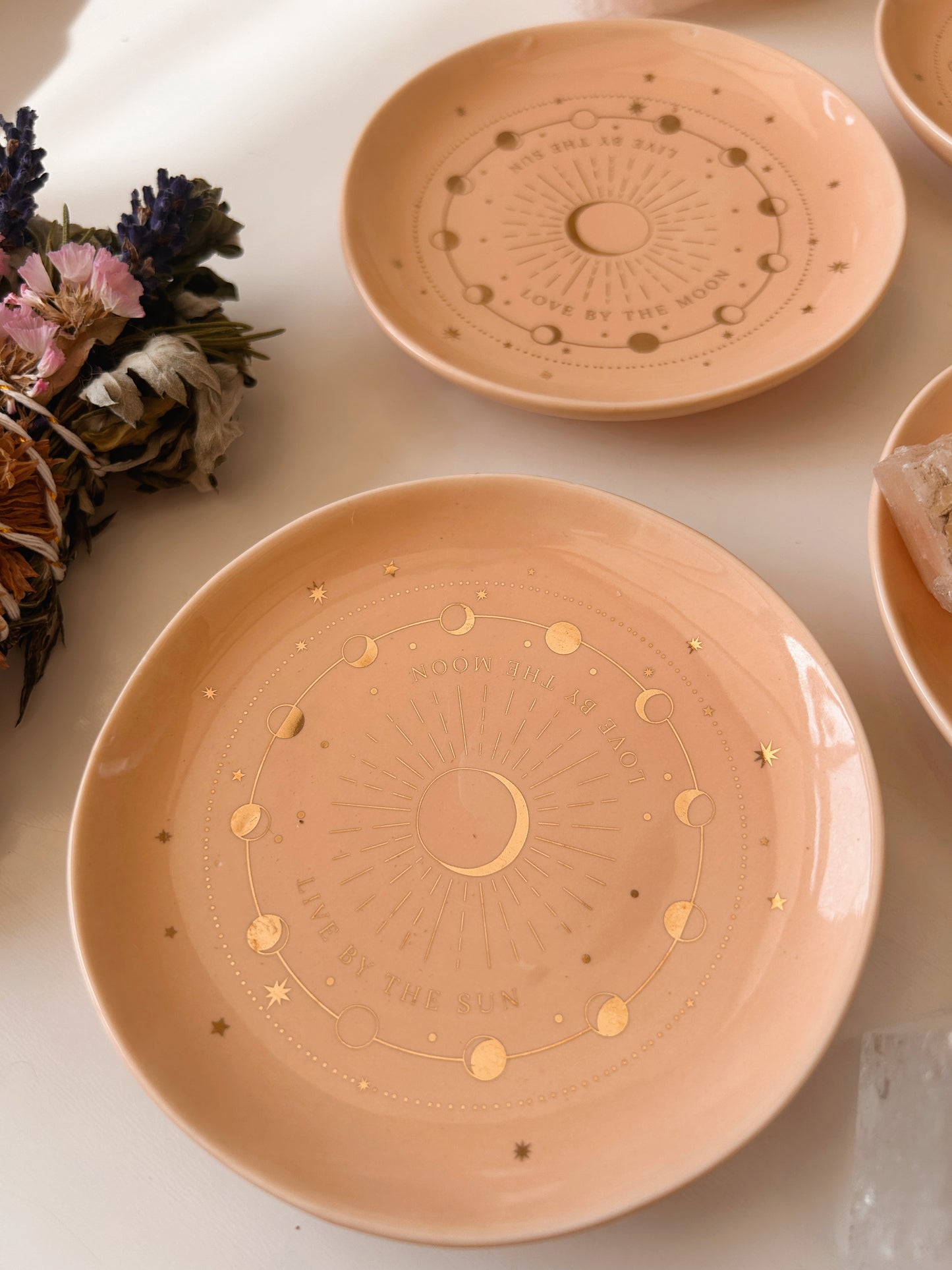 Peach Celestial Trinket Dish