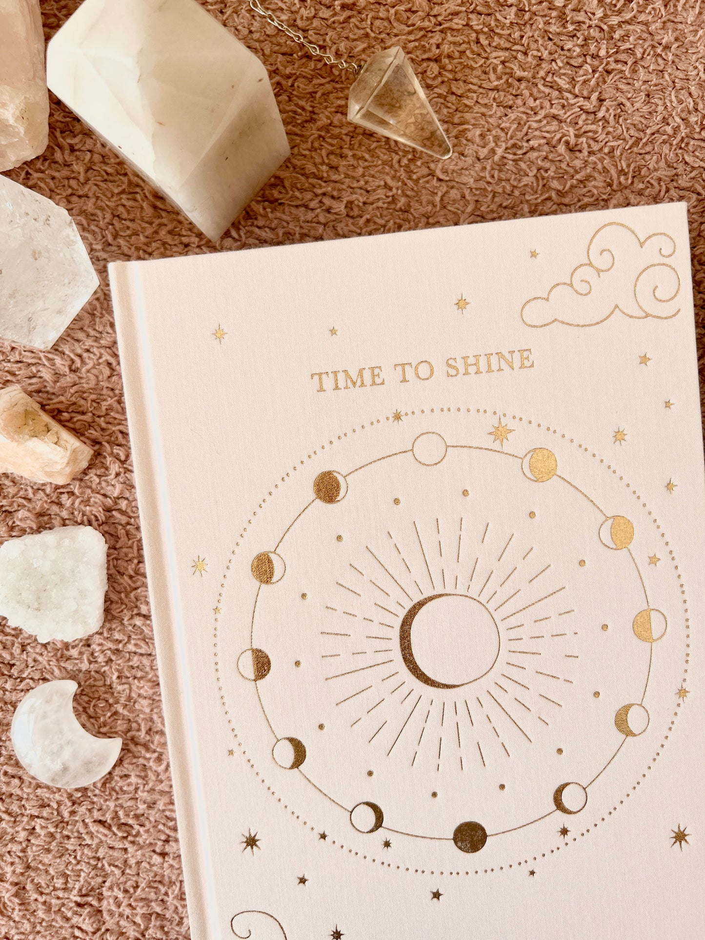 Time To Shine Fabric Notebook