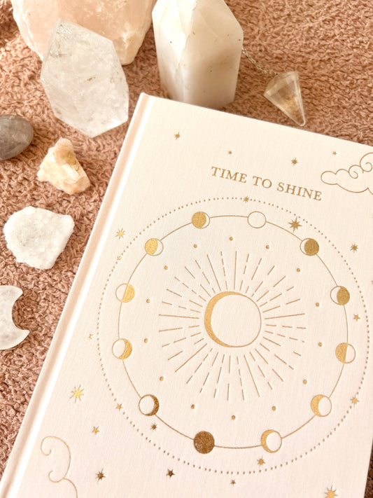 Time To Shine Fabric Notebook