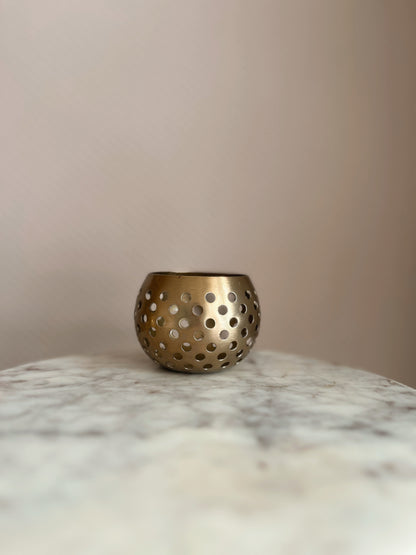 Vintage Brass Tealight Holder