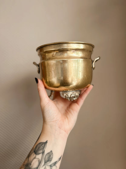 Vintage Brass Cauldron No.7