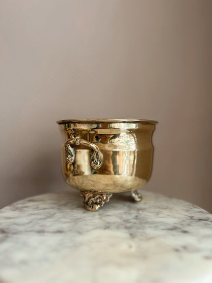 Vintage Brass Cauldron No.8