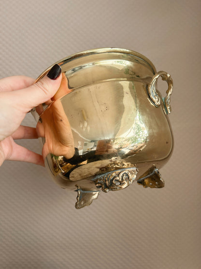 Vintage Brass Cauldron No.9