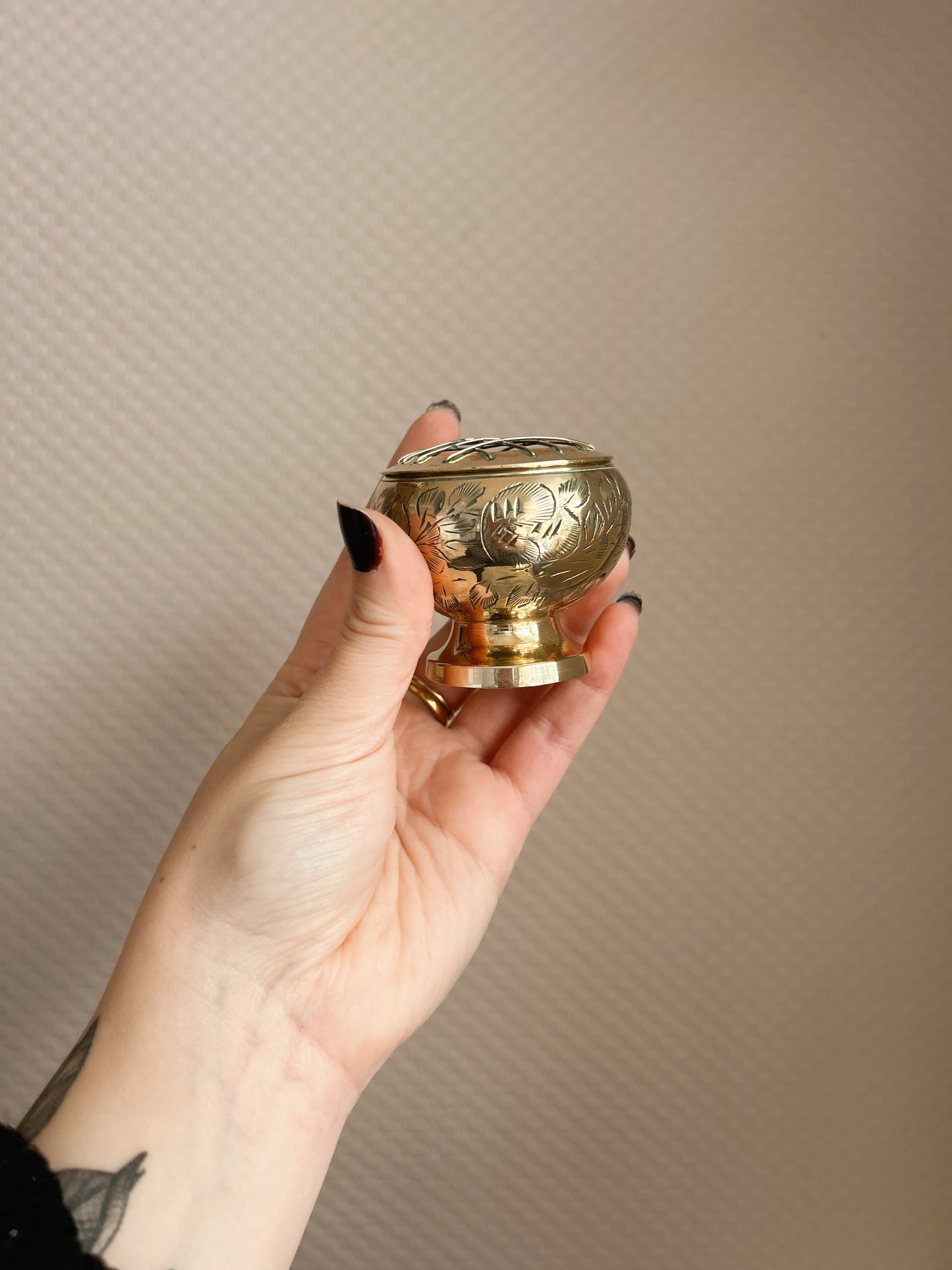 Vintage Brass Incense Burner