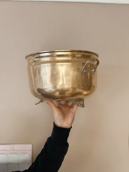 Vintage Extra-Large Brass Cauldron No.10 (UK ONLY!)