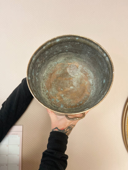 Vintage Extra-Large Brass Cauldron No.10 (UK ONLY!)