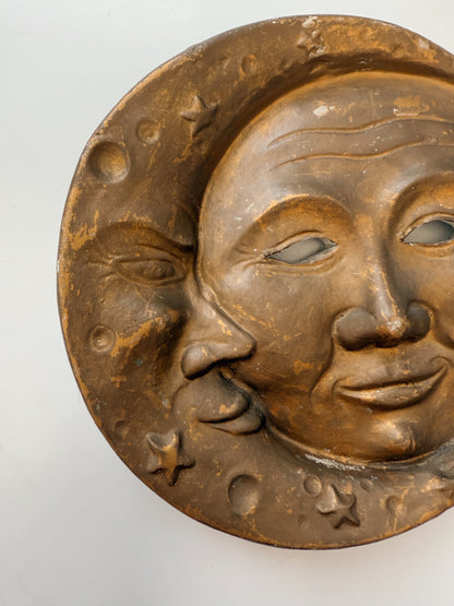 Vintage Ceramic Moon Faces