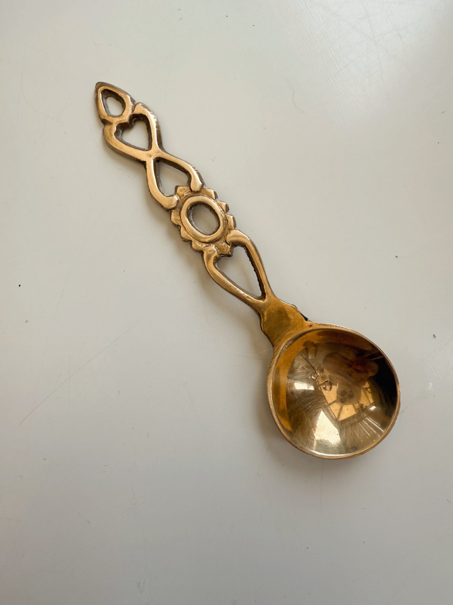 Vintage Brass Mini Spoon