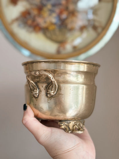 Vintage Brass Cauldron