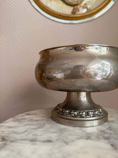 Vintage Silver Plated Cauldron