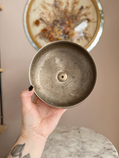 Vintage Silver Plated Cauldron