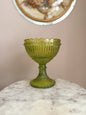 Vintage Mariskooli Green Glass Money Bowl