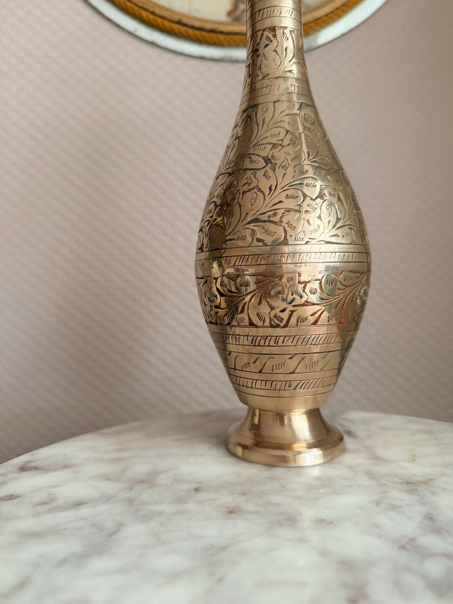 Vintage Large Brass Vase