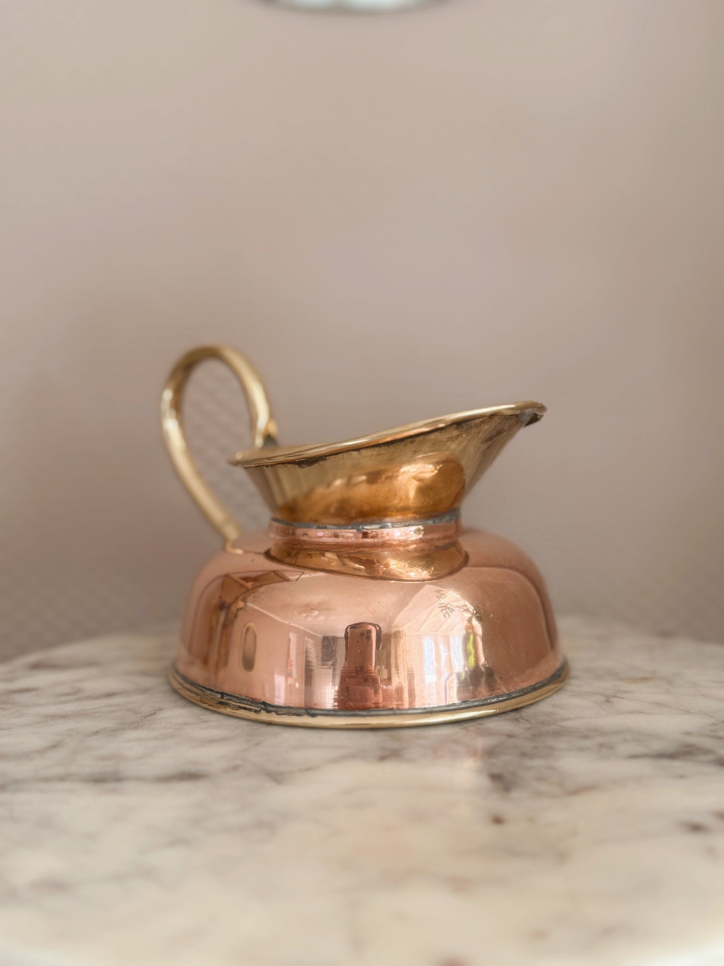 Vintage Copper + Brass Jug