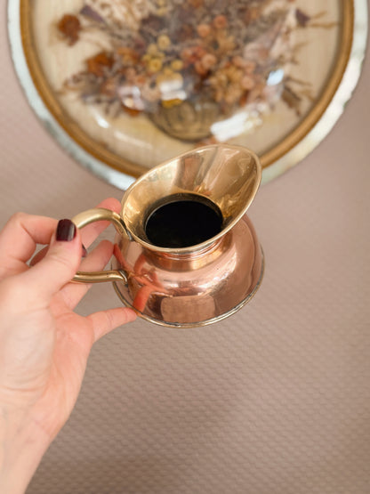 Vintage Copper + Brass Jug