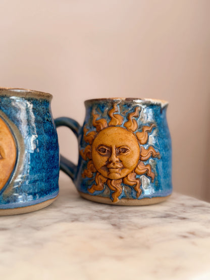 Vintage Sun + Moon Mugs