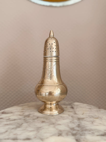 Vintage Brass Salt Shaker