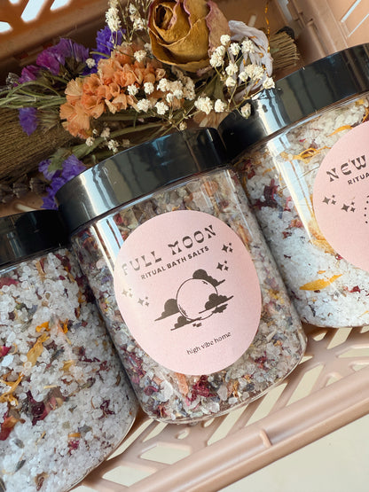 Full + New Moon Ritual Bath Salts