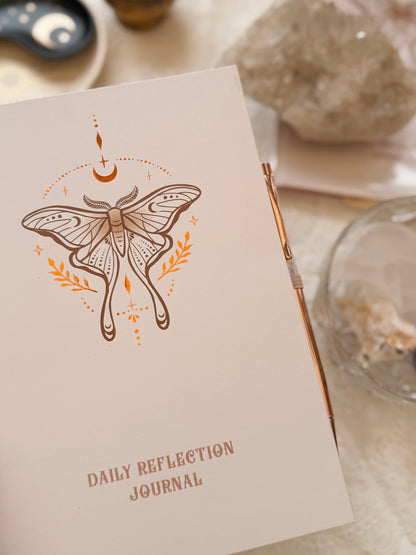 Luna Moth A5 Daily Reflection Journal