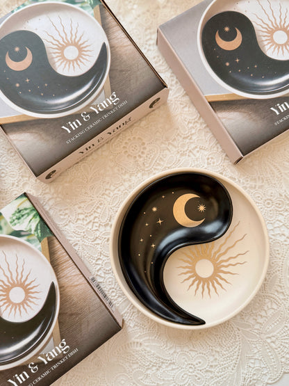 Yin Yang Stacking Trinket Dishes