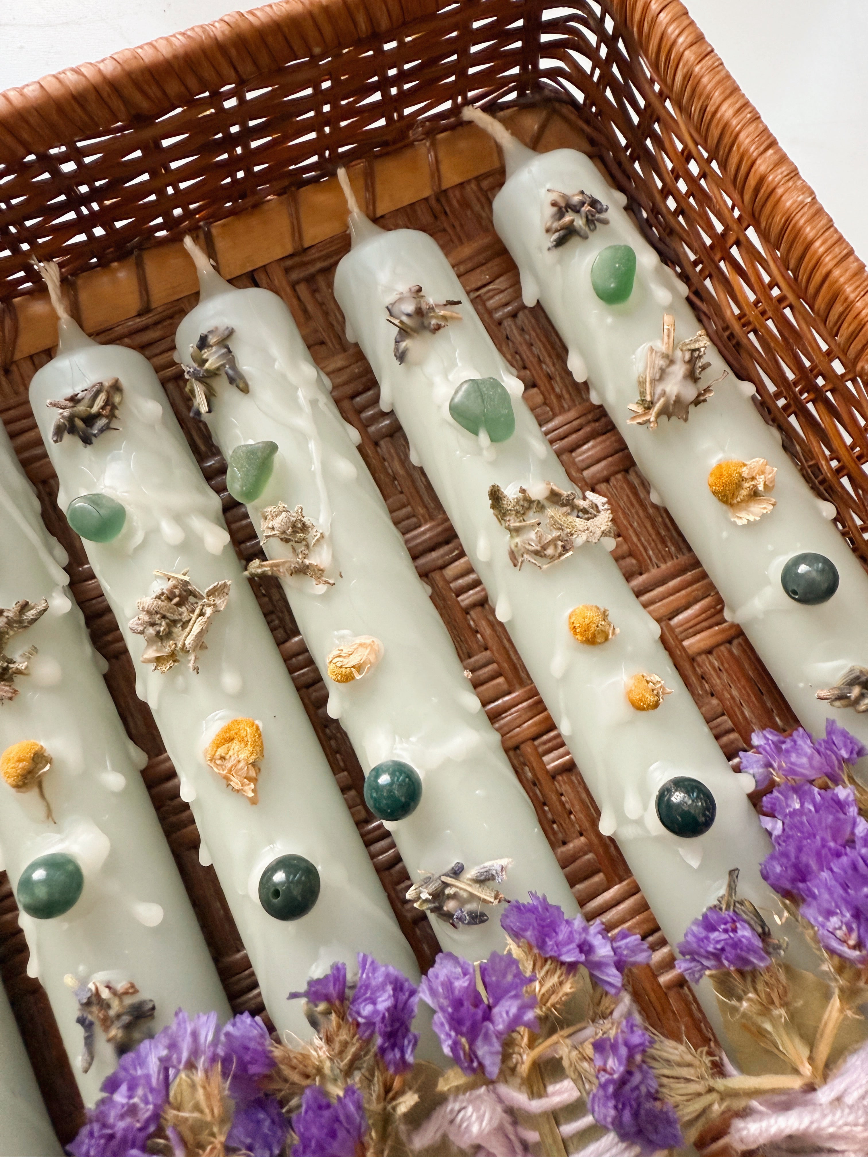 Imbolc Ritual Candle