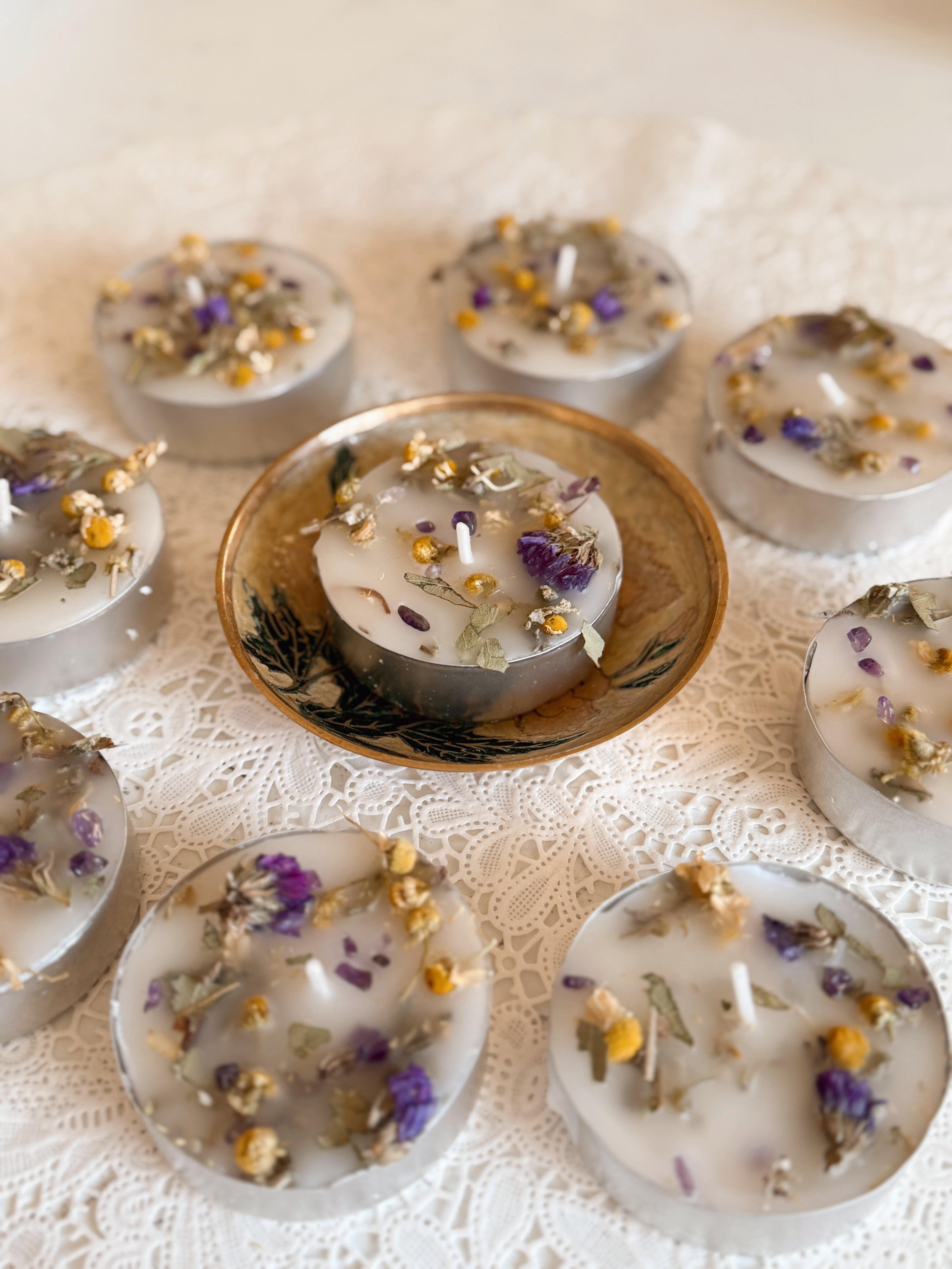 Imbolc Ritual Tealight Candle