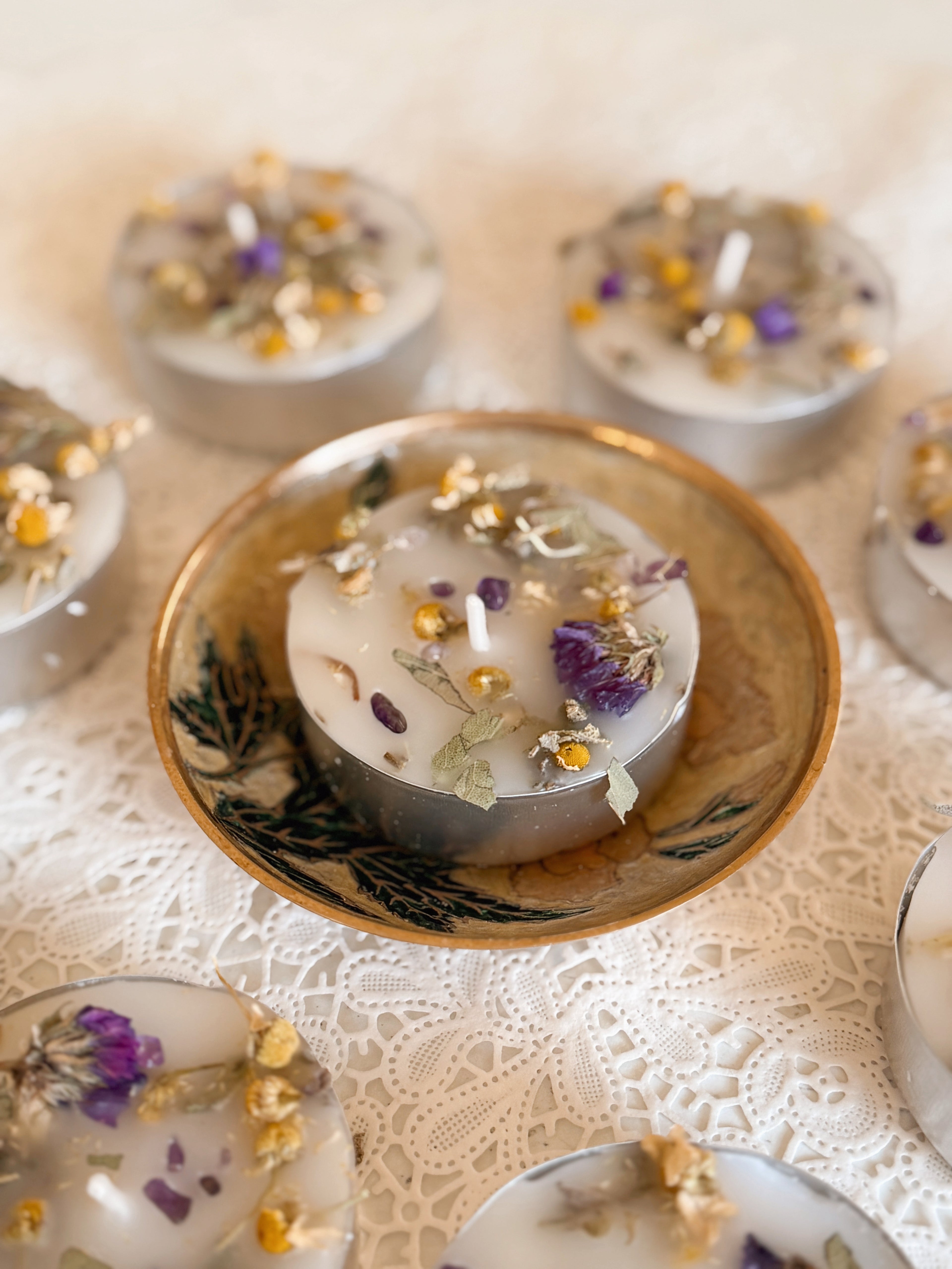 Imbolc Ritual Tealight Candle