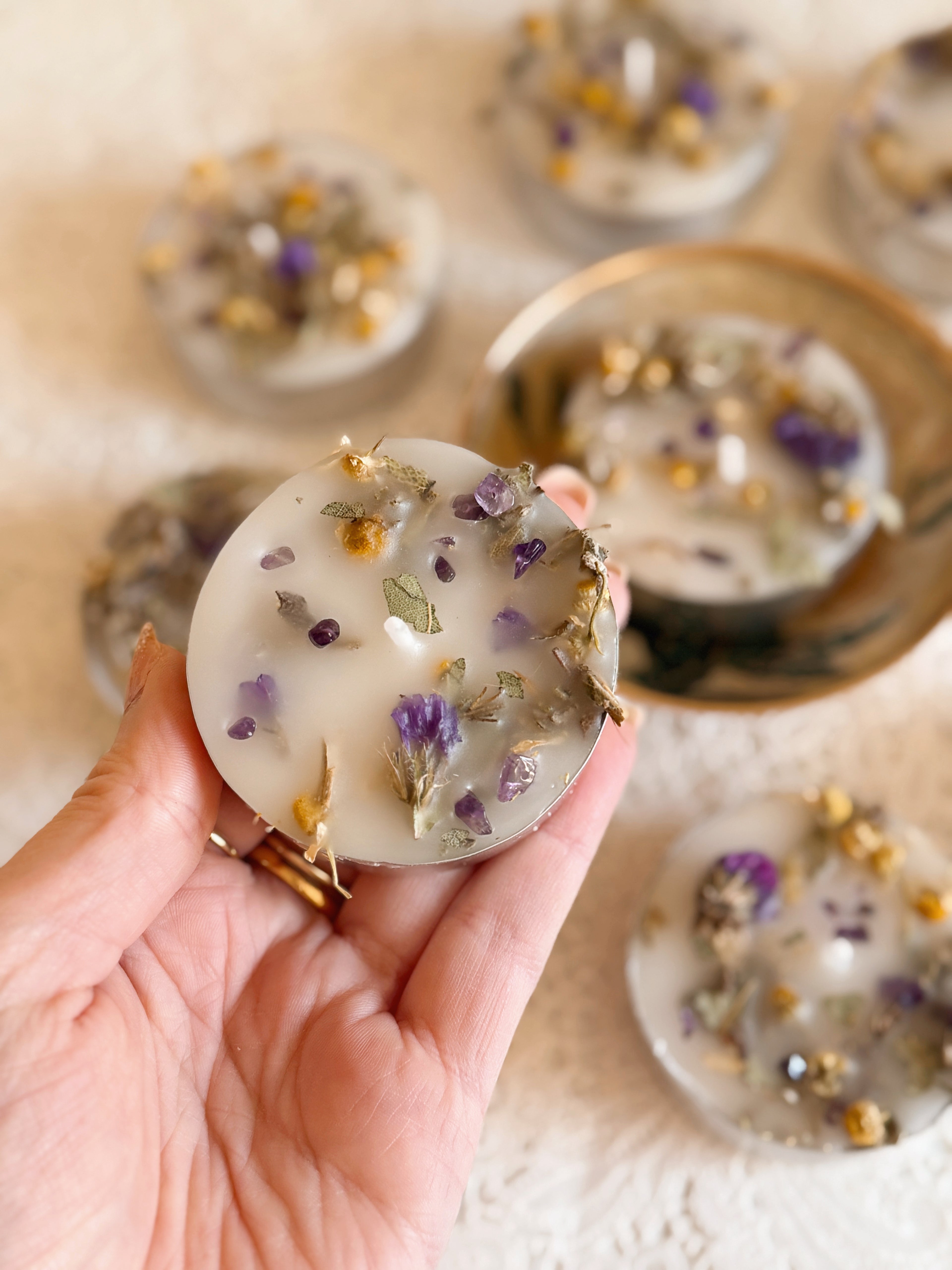 Imbolc Ritual Tealight Candle