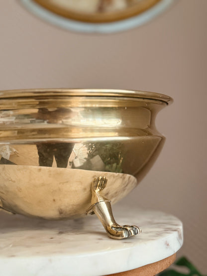 Vintage Brass Cauldron