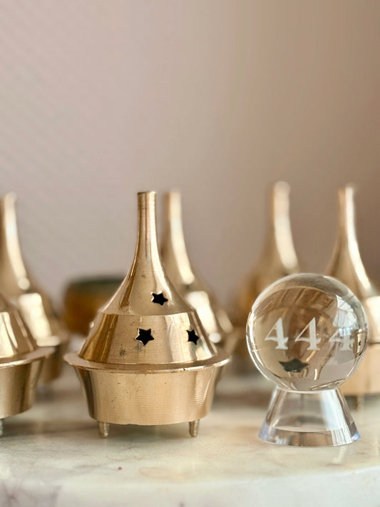 Brass Star Cut Out Incense Burner
