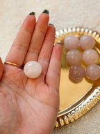 Rose Quartz Mini Crystal Spheres