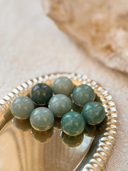 Green Aventurine Crystal Mini Spheres