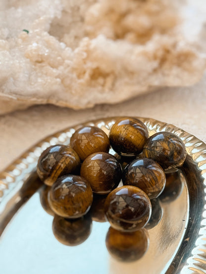 Tigers Eye Mini Crystal Spheres