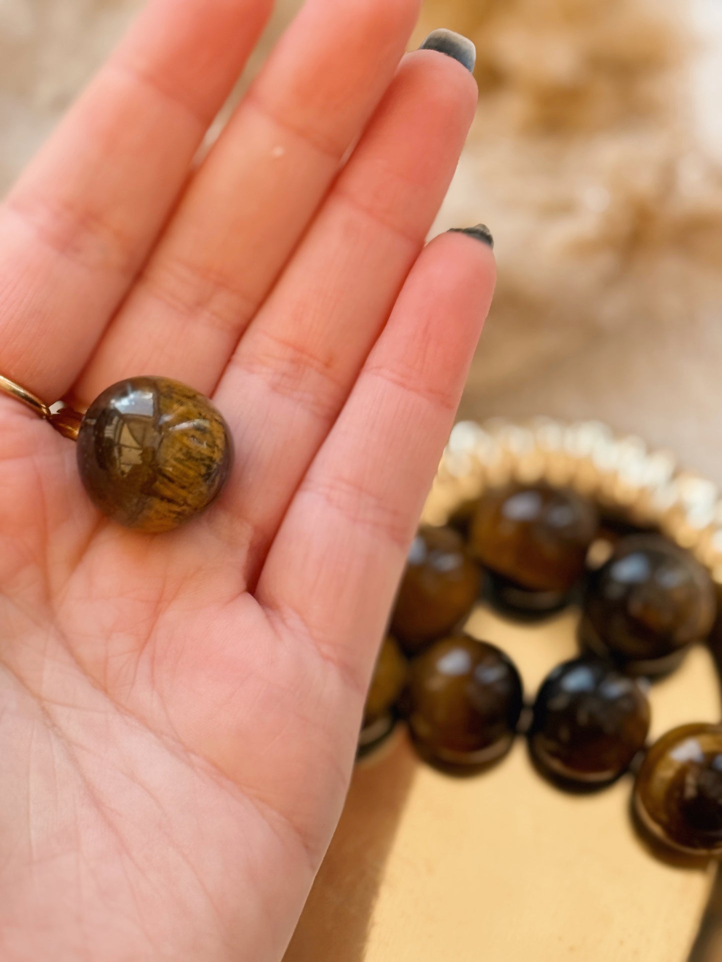 Tigers Eye Mini Crystal Spheres